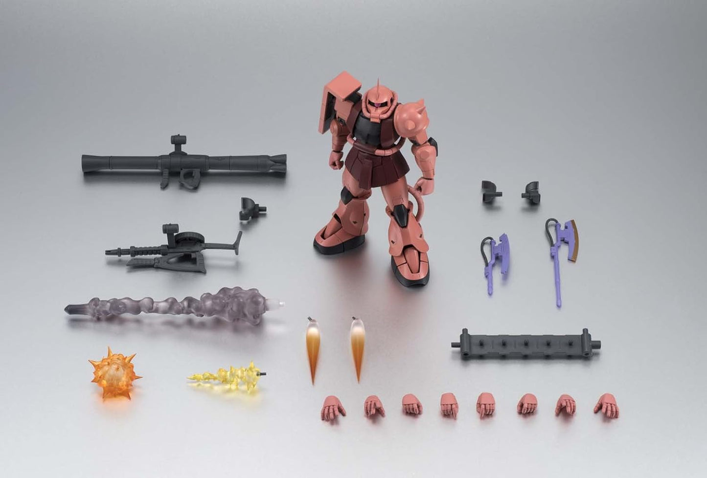 Gundam MS-06S Zaku II Char's Custom Model ANIME Version Robot Spirits Action Figure