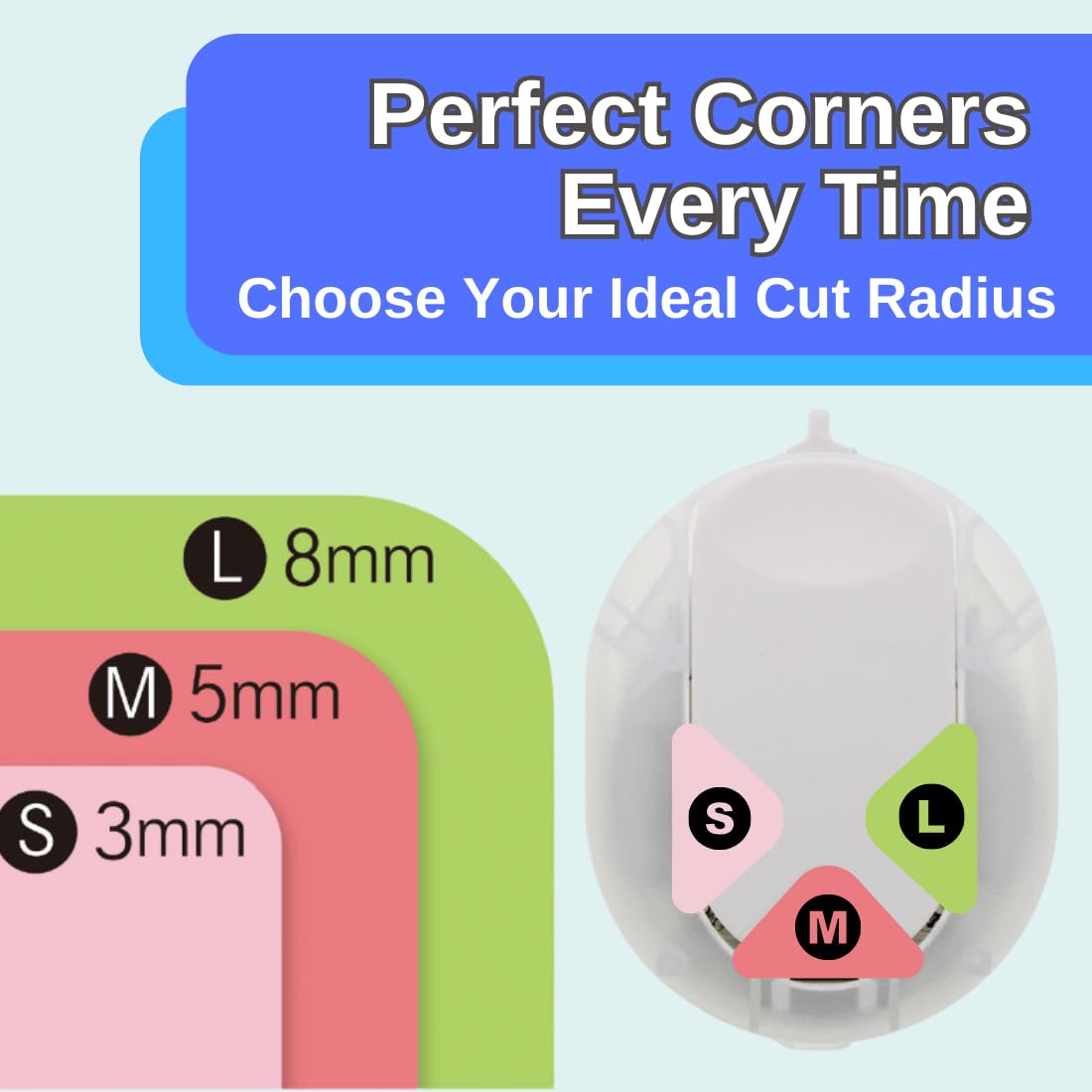 Sunstar Stationery Corner Cutter Kadomaru PRO NEO White with Authentic Hologram US, EU Only