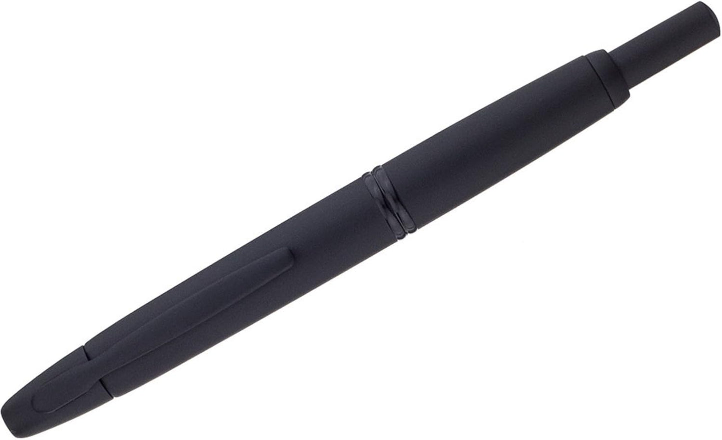 PILOT Vanishing Point Collection Refillable & Retractable Fountain Pen, Matte Black Barrel, Stub Nib (60594)