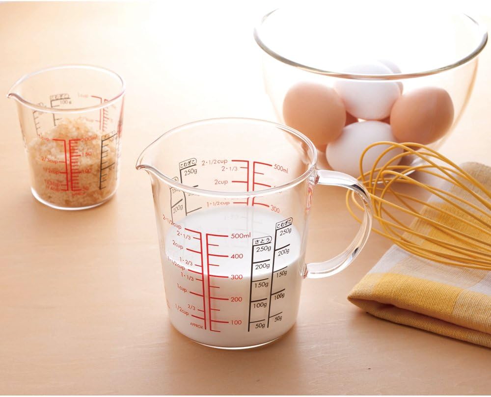 Hario Heatproof Glass Measuring Cup with Handle, 500ml