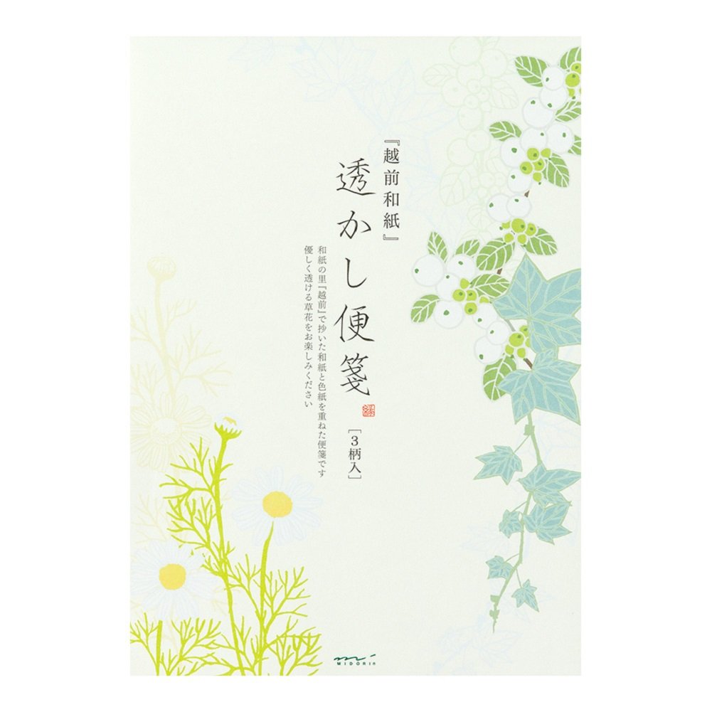 Design Fill Midori Stationery B5 Watermark Washi