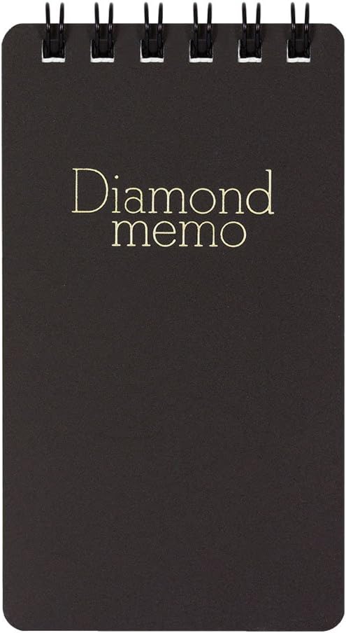 Midori 19001011 Diamond Memo, Small, Black