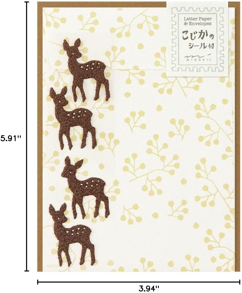 Midori 86365006 Letter Set with Stickers