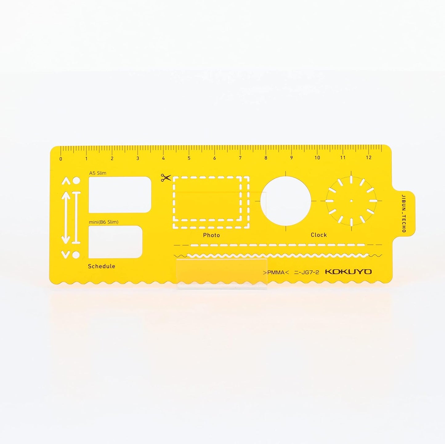 Kokuyo JIBUN_TECHO Goods, Template Stencil, Plan Version, Shared Size, Orange, Japan Import (NI-JG7-2)