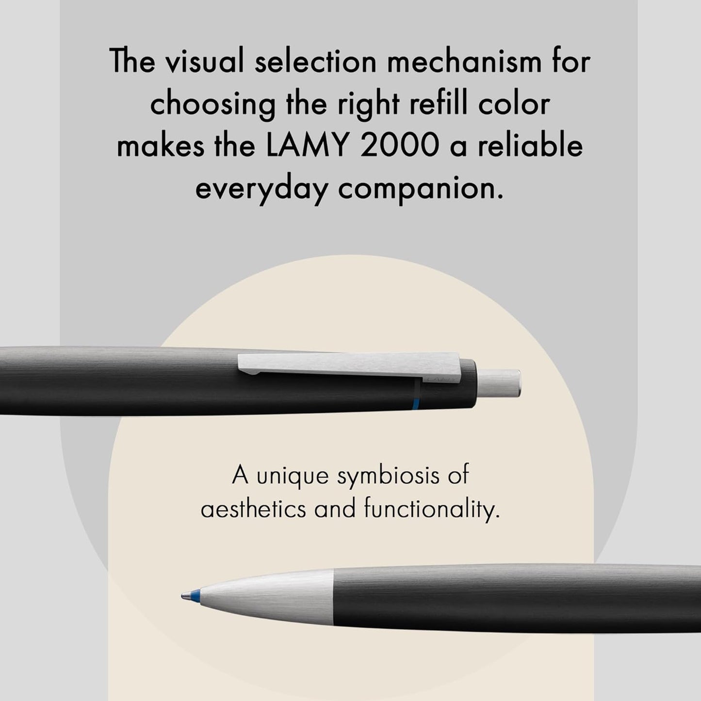 Lamy 2000 4 Color Ballpoint with Brushed Ss Clip (L401)