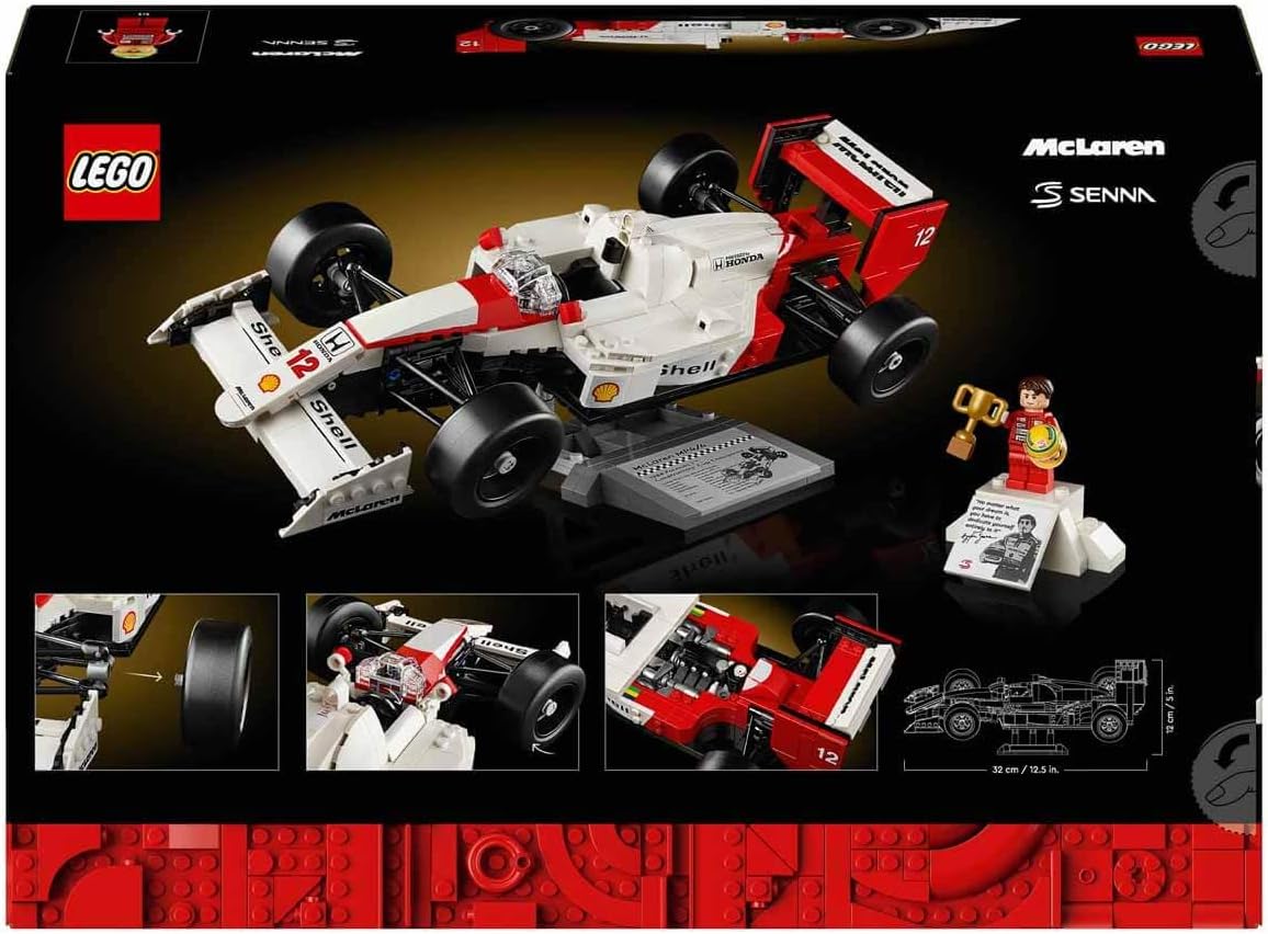 Lego Icons McLaren MP4/4 and Ayrton Senna Set 10330