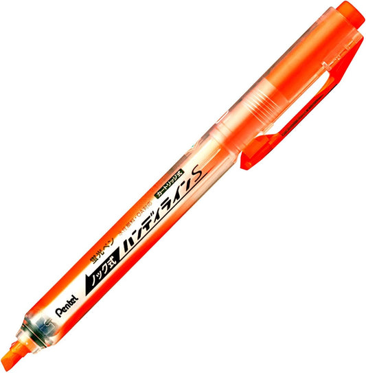 Pentel Knock Highlighter, Handy Line, Orange (SXNS15-F)