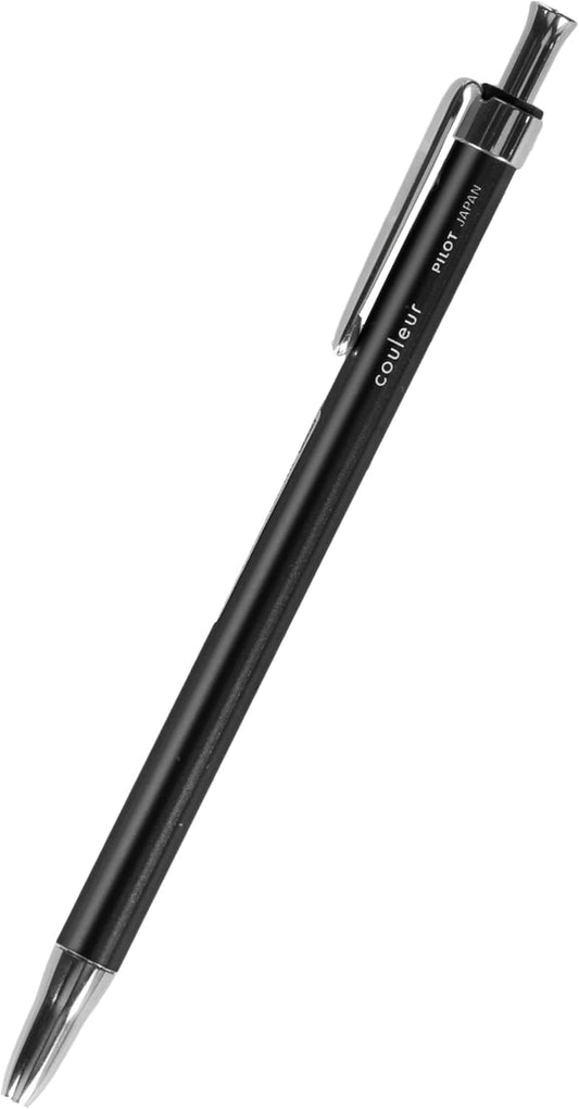 PILOT Black Ink Mini Ballpoint Pen Couleur, Metal Black (BCL-50EF-MB)