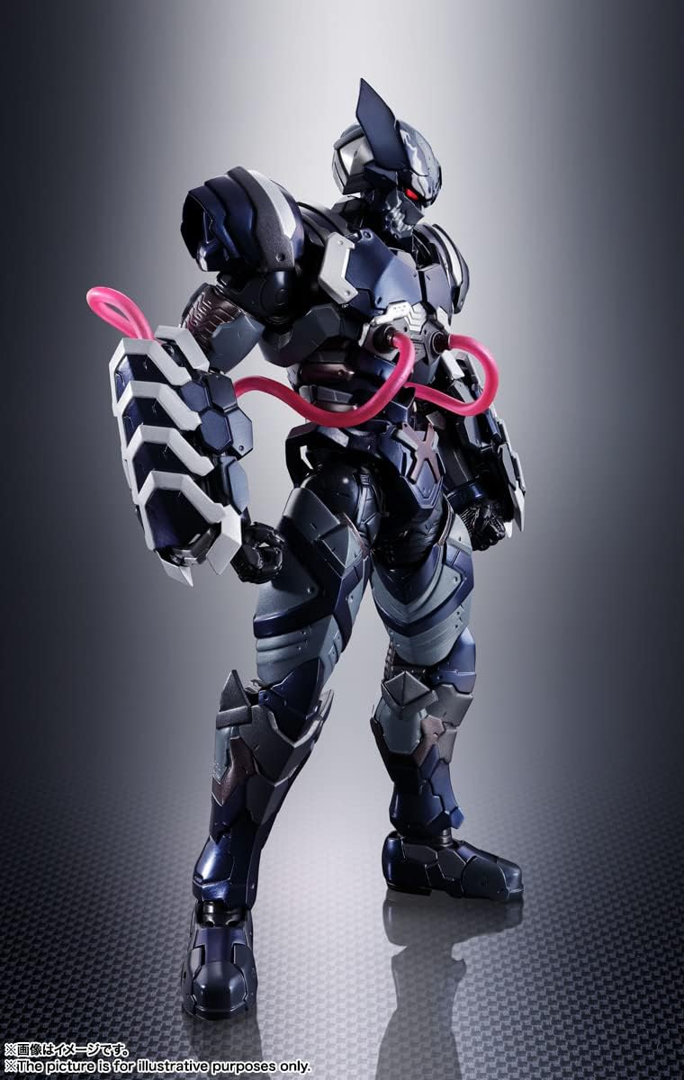 TAMASHII NATIONS - Tech-On Avengers - Venom Symbiote Wolverine (Tech-On Avengers), Bandai Spirits S.H.Figuarts Action Figure