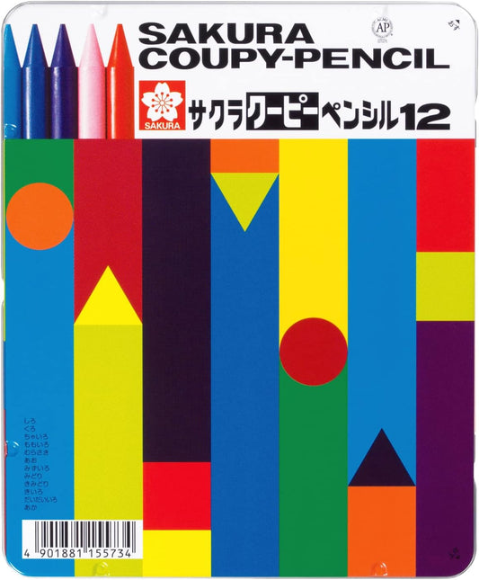 Sakura Coupy - Pencil Pastel Crayons, set