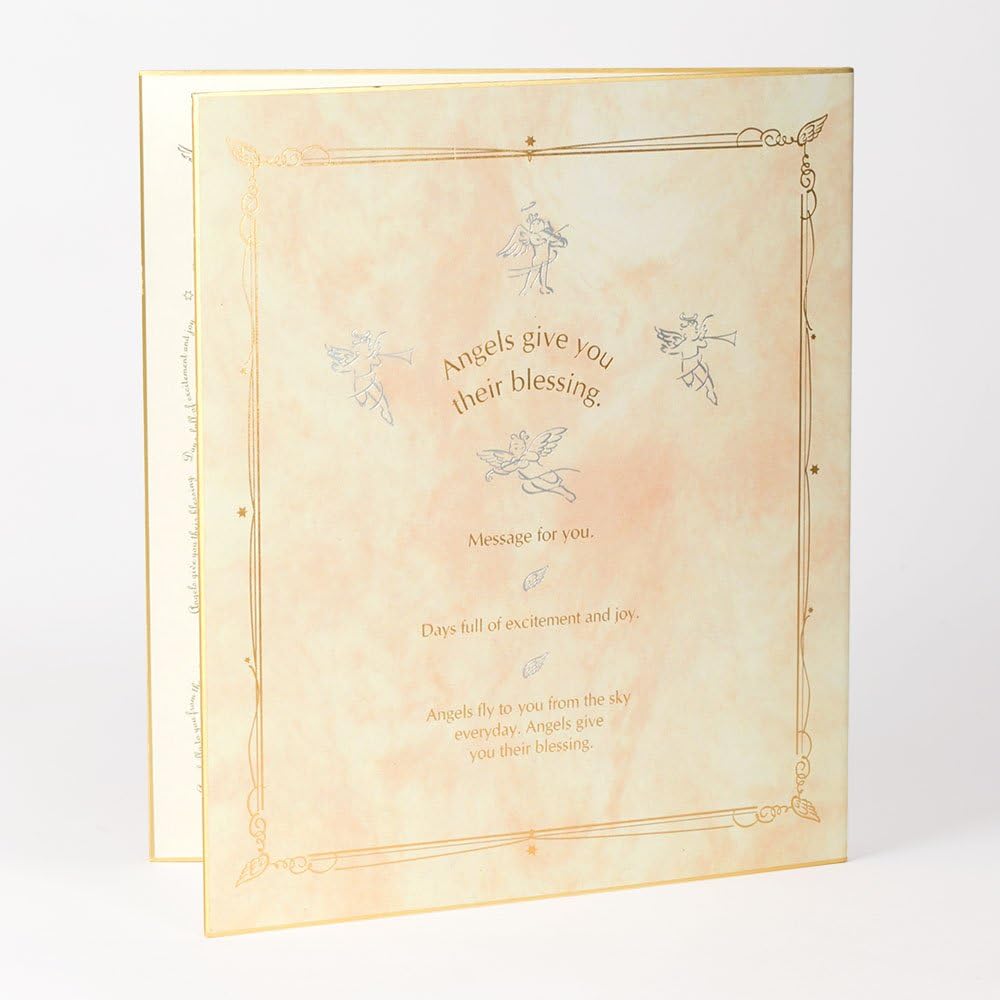 Midori 33138006 Colored Paper, Bi-Fold, Angel Pattern