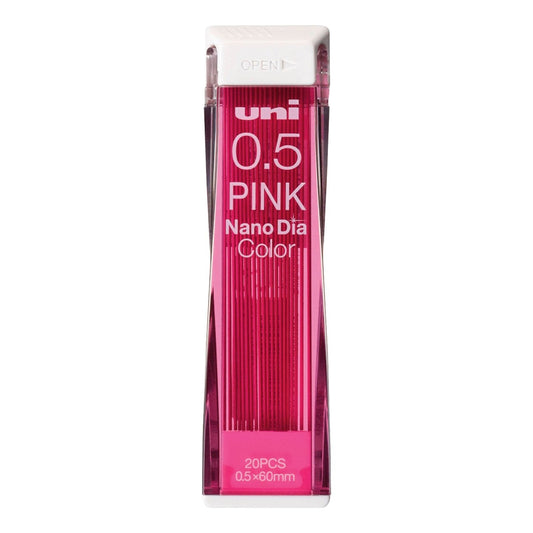 Mitsubishi Pencil U05202NDC.13 Erasable Color Lead Nano Diamond Color 0.5 Pink 10 Pieces