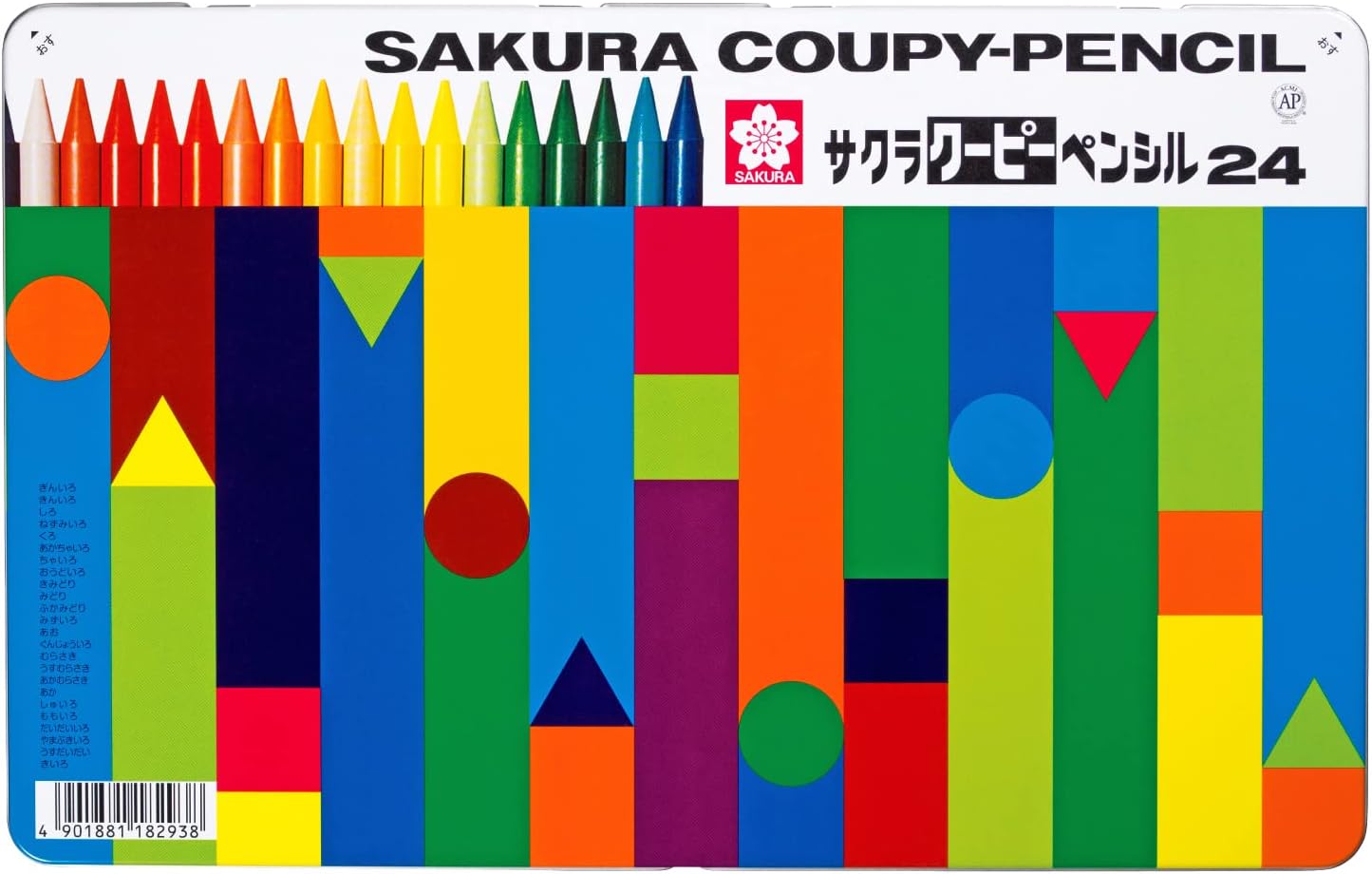 Sakura Color 24 Color Kupi Pencil (Canned) FY24 (Japan Import)