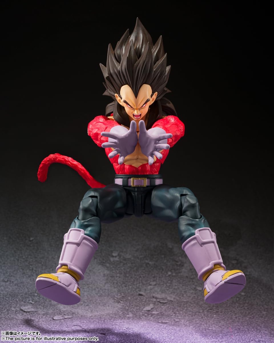 TAMASHII NATIONS - Dragon Ball GT - Super Saiyan 4 Vegeta, Bandai Spirits S.H.Figuarts Action Figure