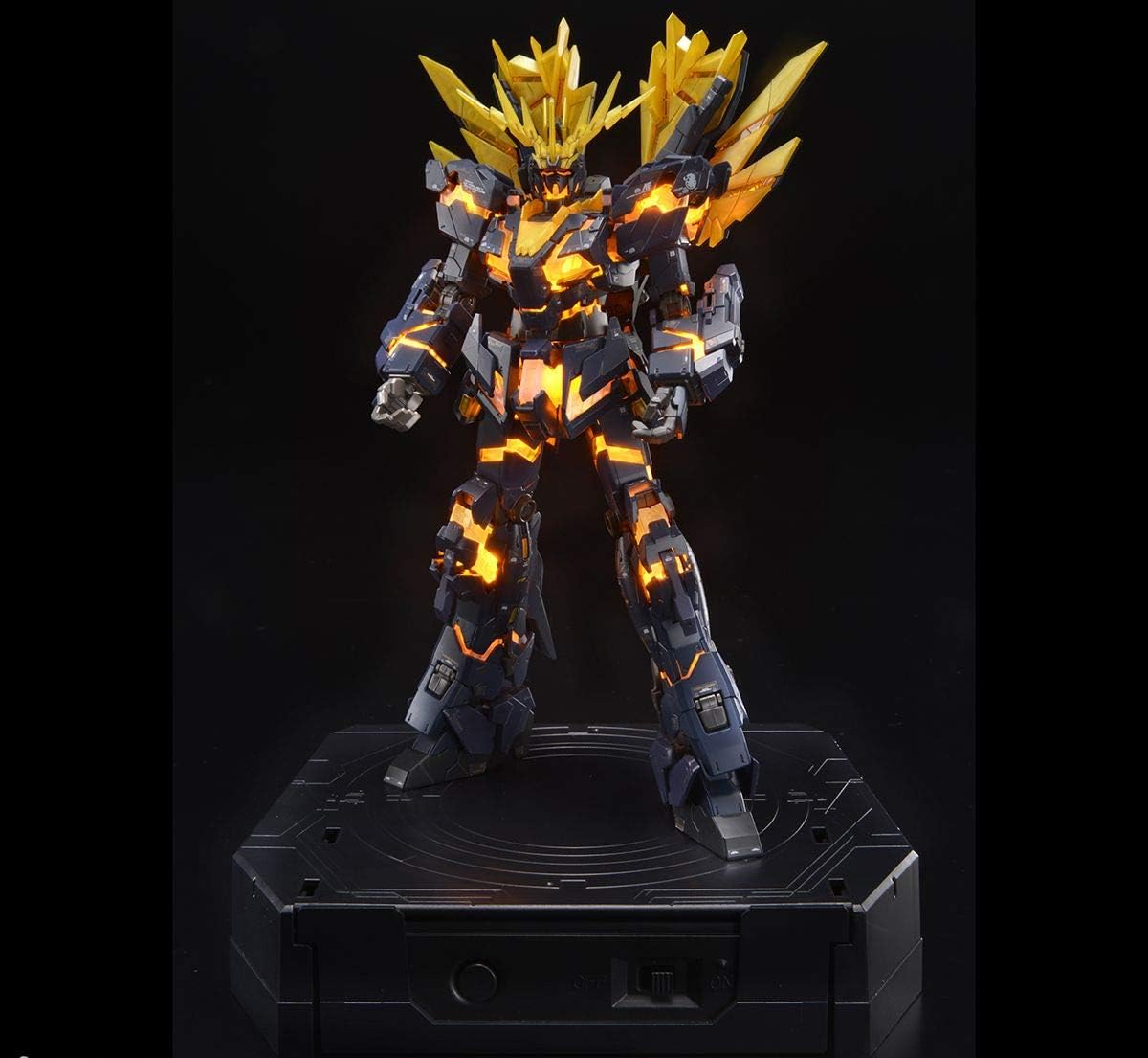 Bandai 1/144 RG RX-0 Unicorn Gundam Unit 2 Banshee Norn Destroy Mode Lighting Model Mobile Suit Gundam UC Gundam Base Limited