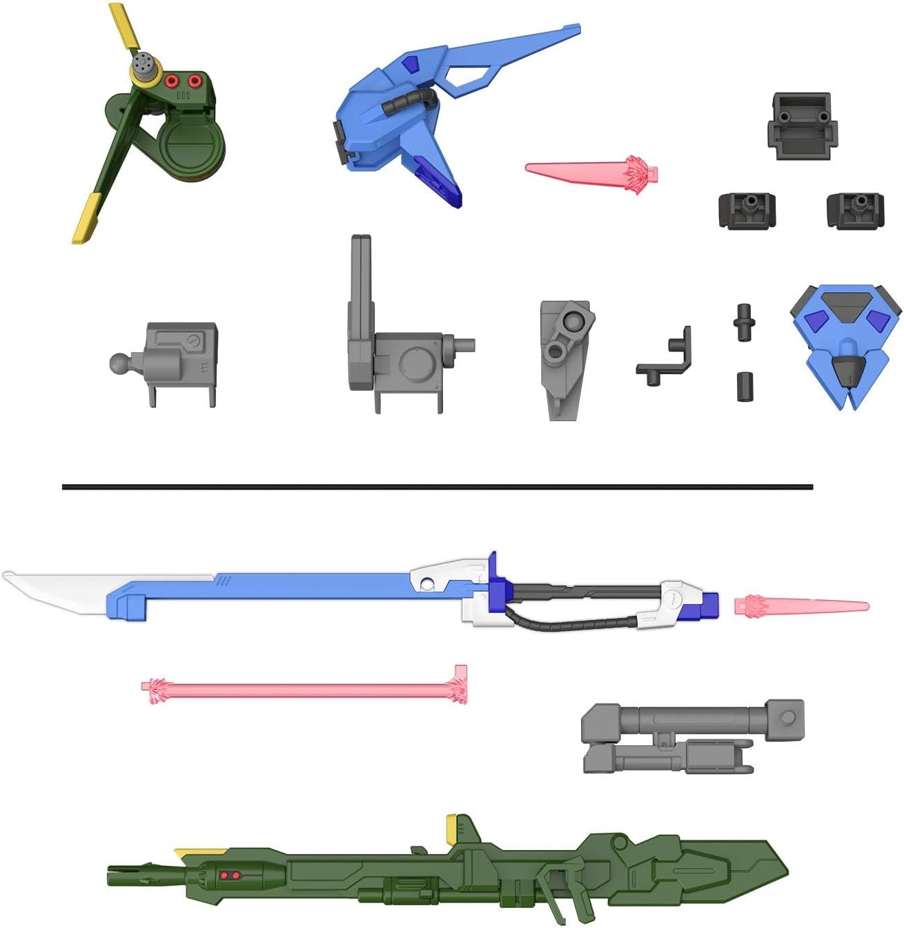 Bandai Hobby - Gundam Seed - #02 Option Parts Set Gunpla 02 (Launcher Striker & Sword Striker), Bandai Spirits Model Kit