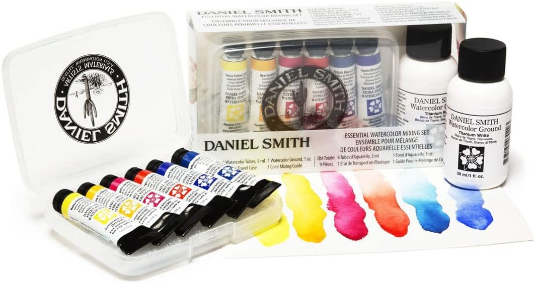 Daniel Smith Essentials Mixing Watercolor Paint, 9 Piece Set, Multicolor 9 Count