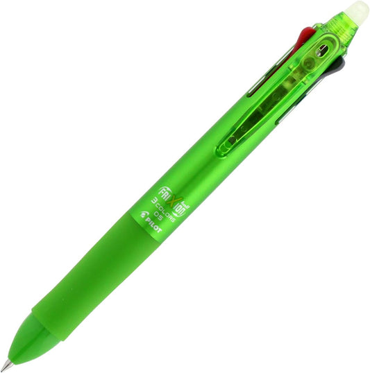PILOT Frixion Ball3 3-Color 0.5mm Ballpoint Pen, Light Green (P-LKFB-60EFLG)