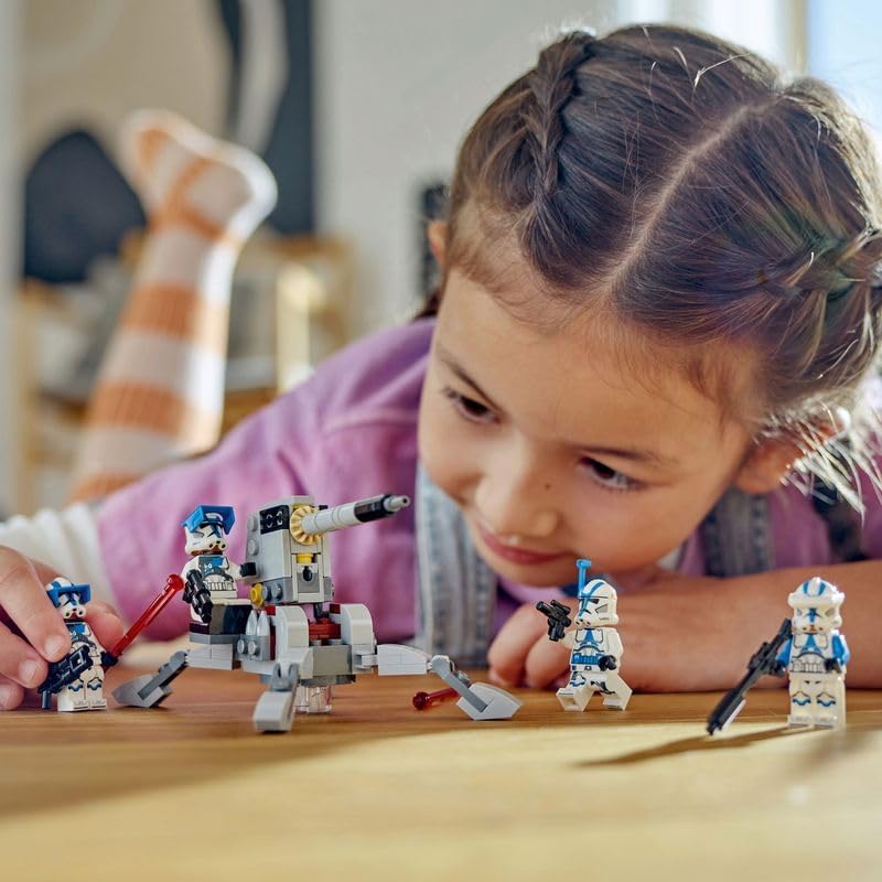 LEGO Star Wars 75345 501st Legion Clone Troopers Battle Pack - Collector's Building Game - Canon AV-7 & 4 Minifigures - Gift for Boys Aged 6+ & Clone War Fans