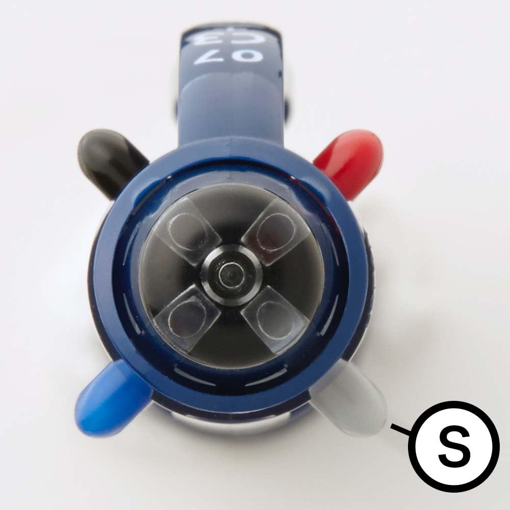 Pentel Vicuna BXW475C Multi-Functional Pen, Blue Shaft