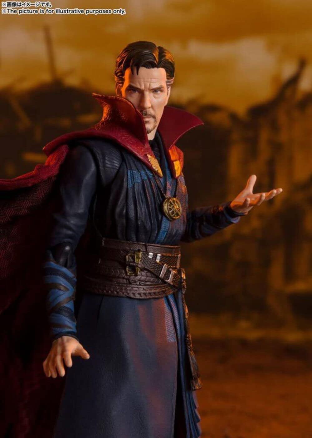 TAMASHII NATIONS - Avengers: Infinity War - Doctor Strange Battle on Titan Edition, Bandai Spirits S.H.Figuarts Action Figure