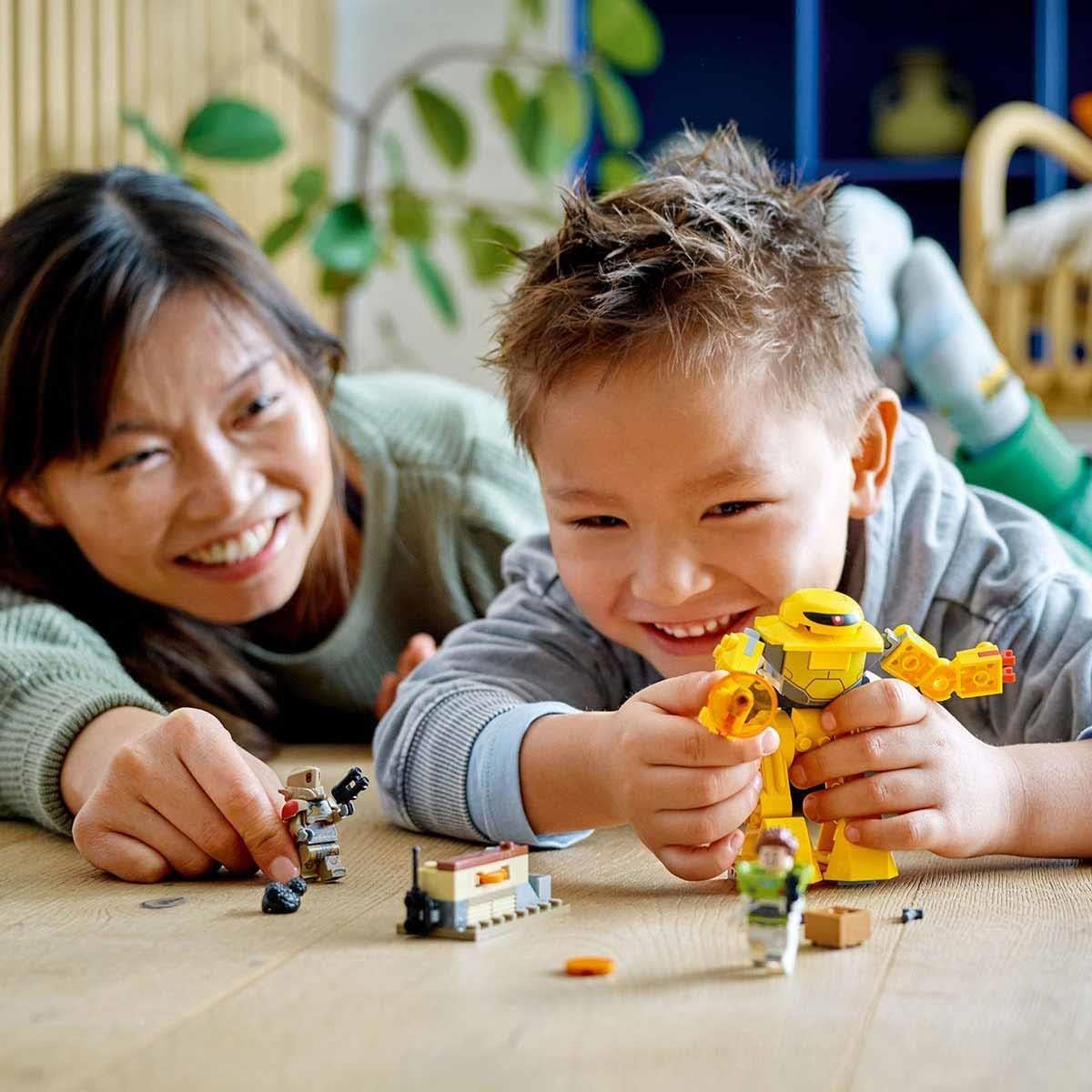 LEGO 76830 Disney and Pixar's Lightyear Zyclops Chase Space Robot Building Toy for Kids Ages 4+ with Mech Figure and Buzz Figure