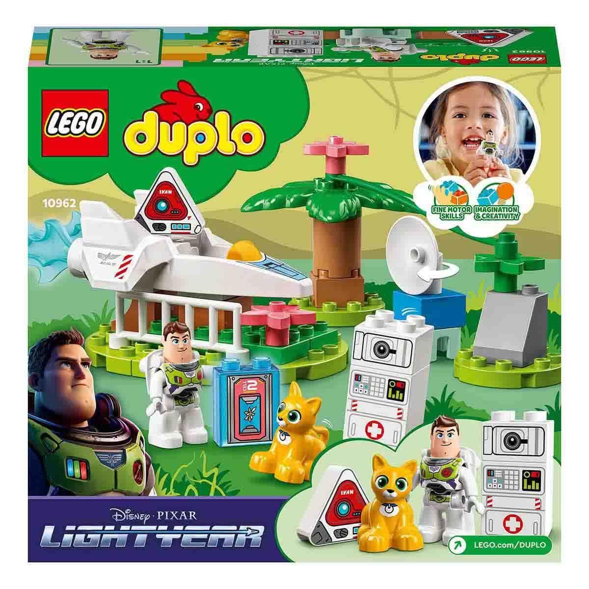 LEGO® DUPLO® Disney and Pixar Buzz Lightyear’s Planetary Mission 10962 Building Toy for Preschooler Space Fans;Playset for Toddlers