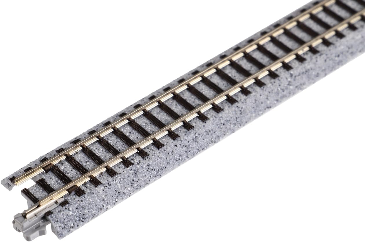 Kato N Scale Unitrack 7 5/16" 186mm Straight Track - 4 per package
