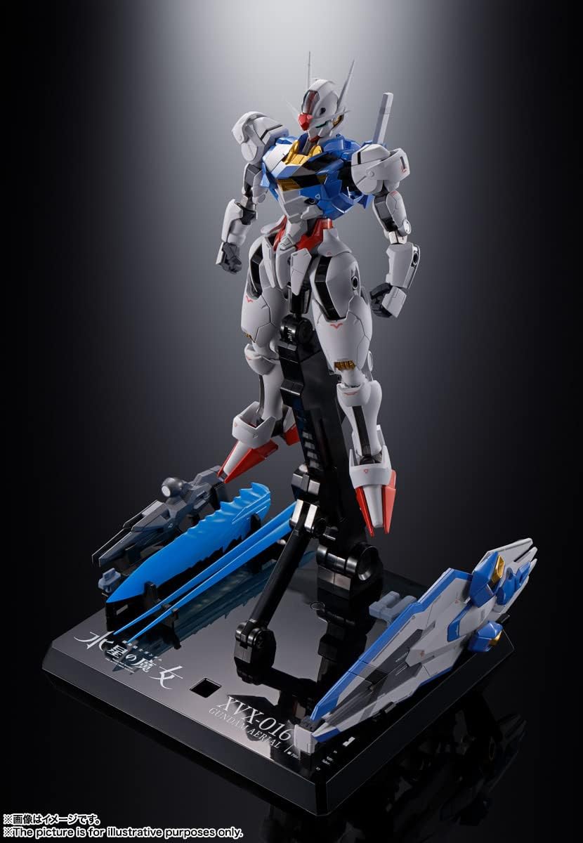 TAMASHII NATIONS - Mobile Suit Gundam: The Witch from Mercury - Gundam Aerial, Bandai Spirits Chogokin Die-Cast Metal Collectible