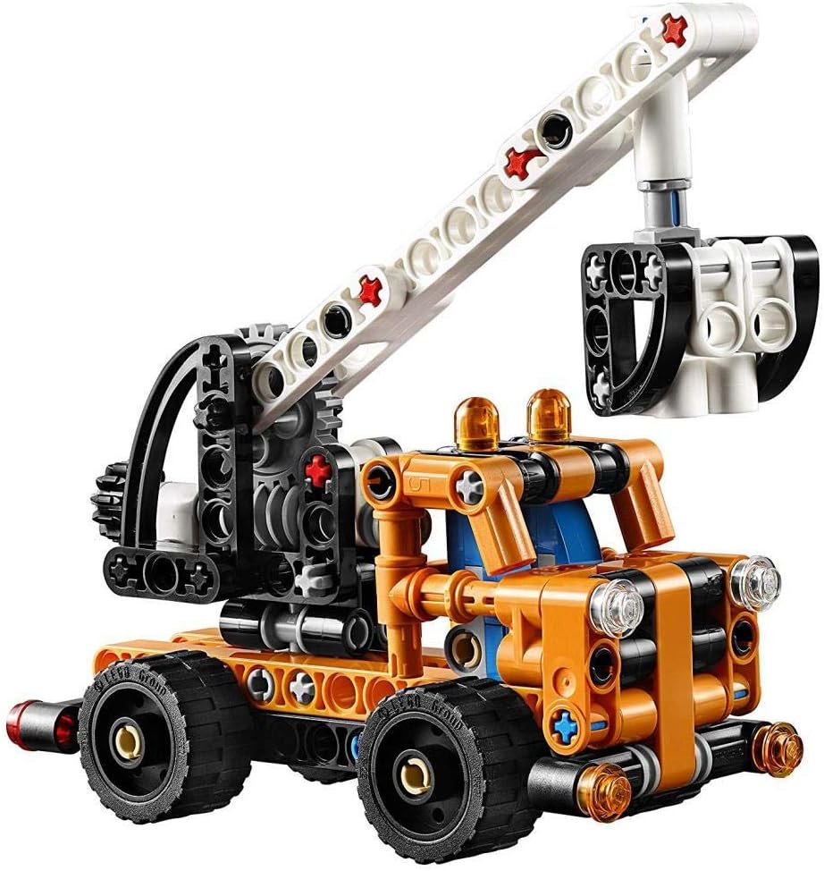 Lego Cherry Picker Toy Truck, 2 in 1 Model, Tow Truck, Construction Vehicle Toys for Kids