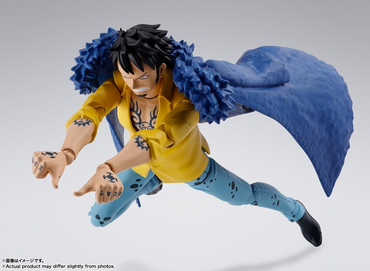 TAMASHII NATIONS - One Piece - Trafalgar Law -The Raid on Onigashima-, Bandai Spirits S.H.Figuarts Action Figure