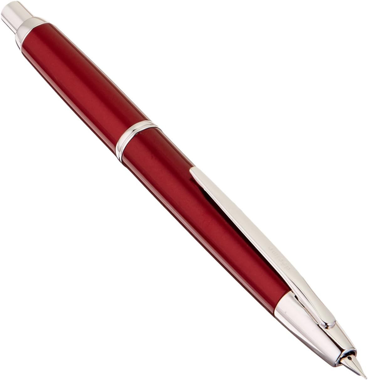 PILOT Fountain Pen Capless Decimo, Red Body, M-Nib (FCT-15SR-R-M)