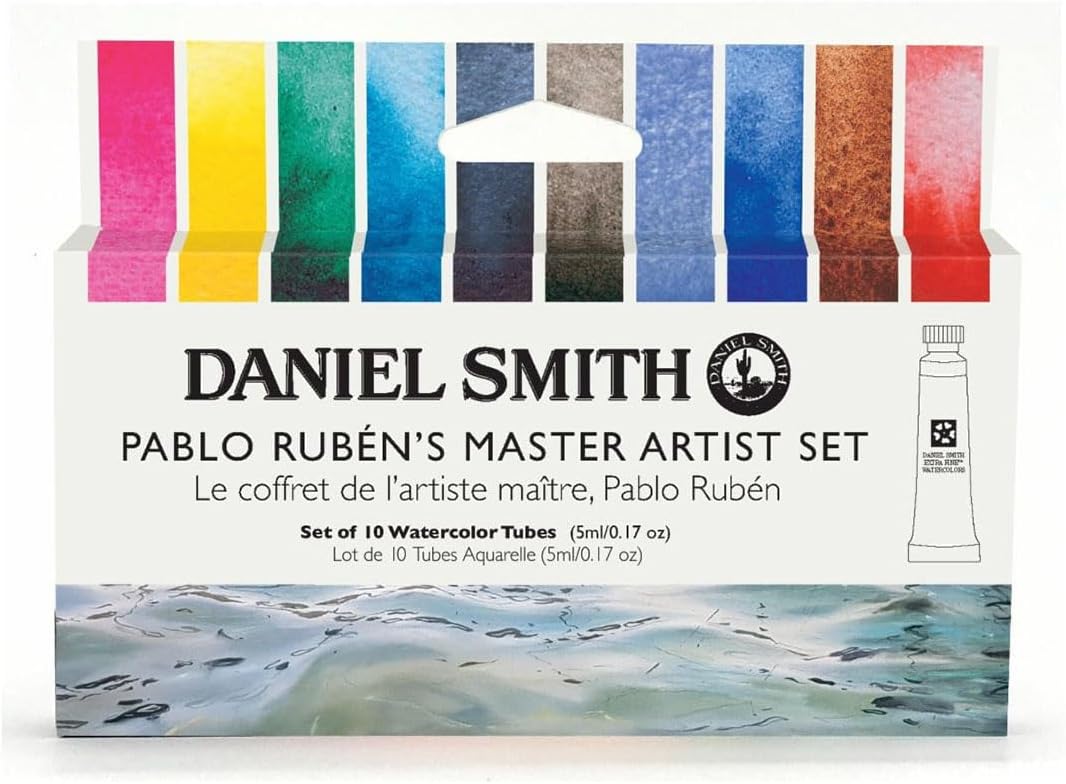 Daniel Smith 10X5ML Pablo Rubens Master Artist Set, 5 ml (Confezione da 10), Blues 50 Millilitre