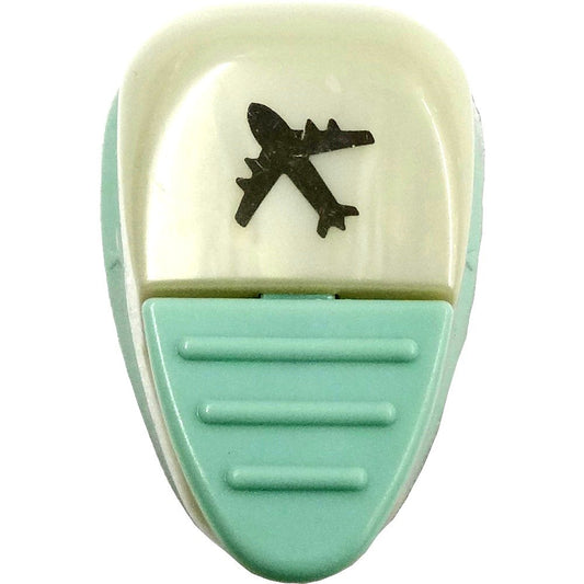 Kuretake Paper Punch Kurepunsh Small Light Blue Body, Airplane Shape (5002500057)