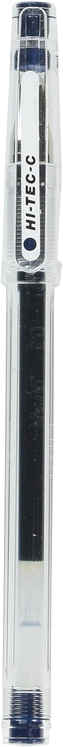 PILOT Gel Ballpoint Pen, Hi-Tec-C 03, Extra Fine, Blue Black (LH-20C3-BB)
