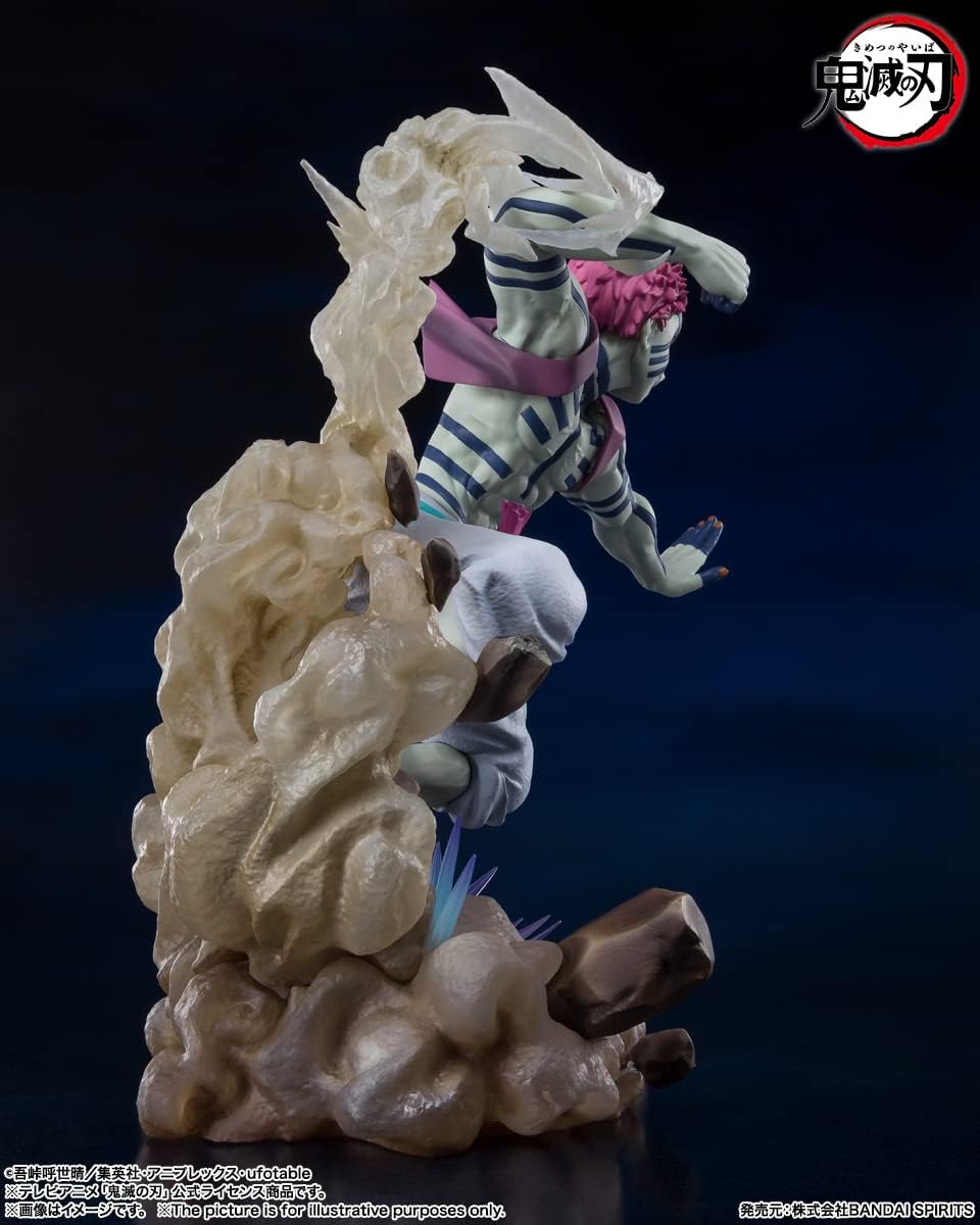 TAMASHII NATIONS - Demon Slayer: Kimetsu no Yaiba - Akaza Upper Three, Bandai Spirits FiguartsZERO Collectible Statue