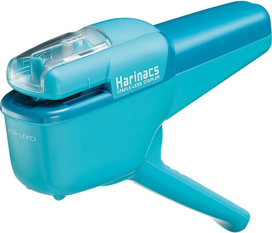 Kokuyo Harinacs Stapleless Stapler,Portable Staple Free Stapler,10 Sheets Capacity, Light Blue, Japan Import (SLN-MSH110LB)