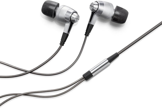 DENON Hi-Res Support Sound Dynamic Type Canal Type Earphone AH-C720SREM (Silver)