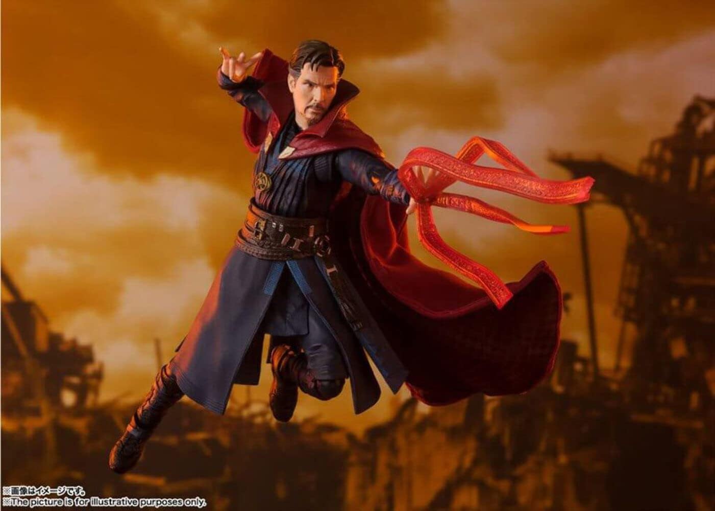 TAMASHII NATIONS - Avengers: Infinity War - Doctor Strange Battle on Titan Edition, Bandai Spirits S.H.Figuarts Action Figure