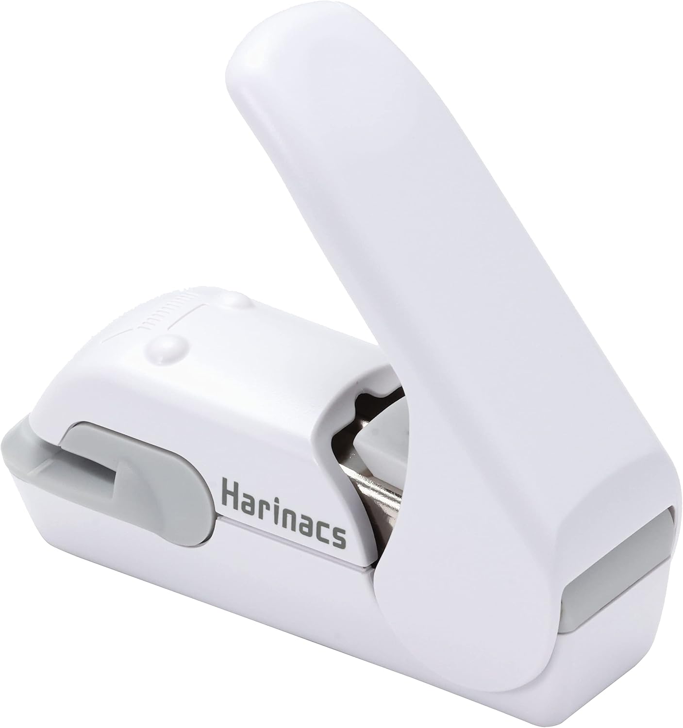 Kokuyo Stapleless Stapler, White Harinacs Press, Holeless for 5 Sheets Binding (SLN-MPH105W)
