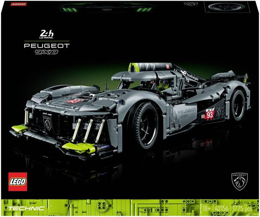 LEGO 42156 Technic PEUGEOT 9X8 24H Le Mans Hybrid Hypercar, Race Car Model Kit For Adults to Build, Christmas Activity, Gifts for Men, Women, Him or Her, 1:10 Scale, Collectible Advanced Set