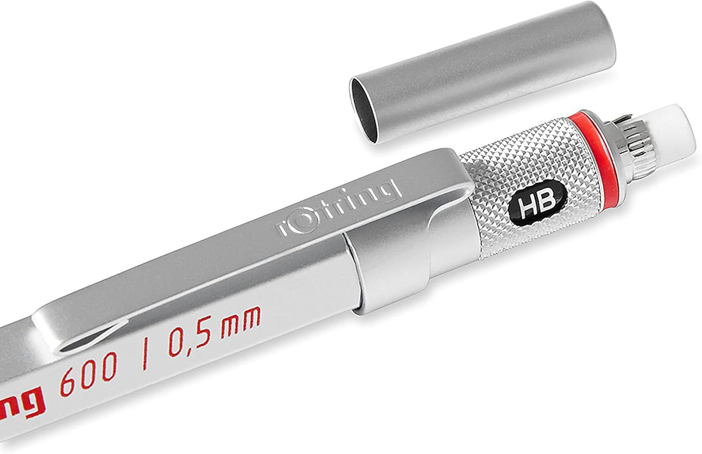 rOtring 600 Mechanical Pencil, 0.5 mm, Silver Barrel (1904445)