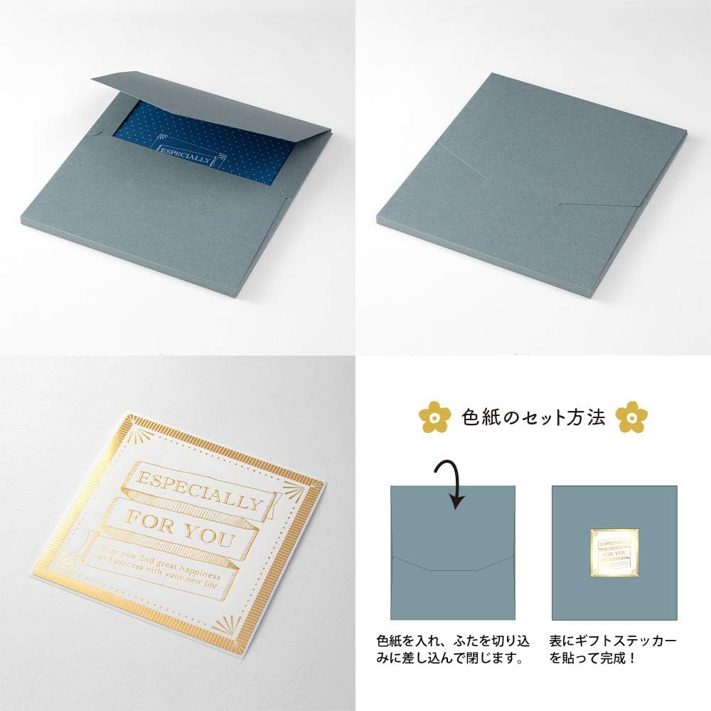 Midori Colored Paper with Seal Color Paper Case Included