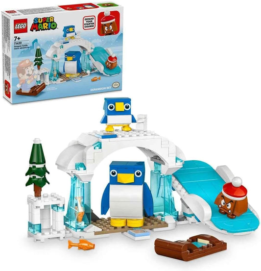 LEGO Super Mario Expansion Set: Penguin Family Snow Adventure with Goomba Figure and Penguin Interactive Toy, Gift for Boys, Girls, Gamers Ages 7 and Up 71430