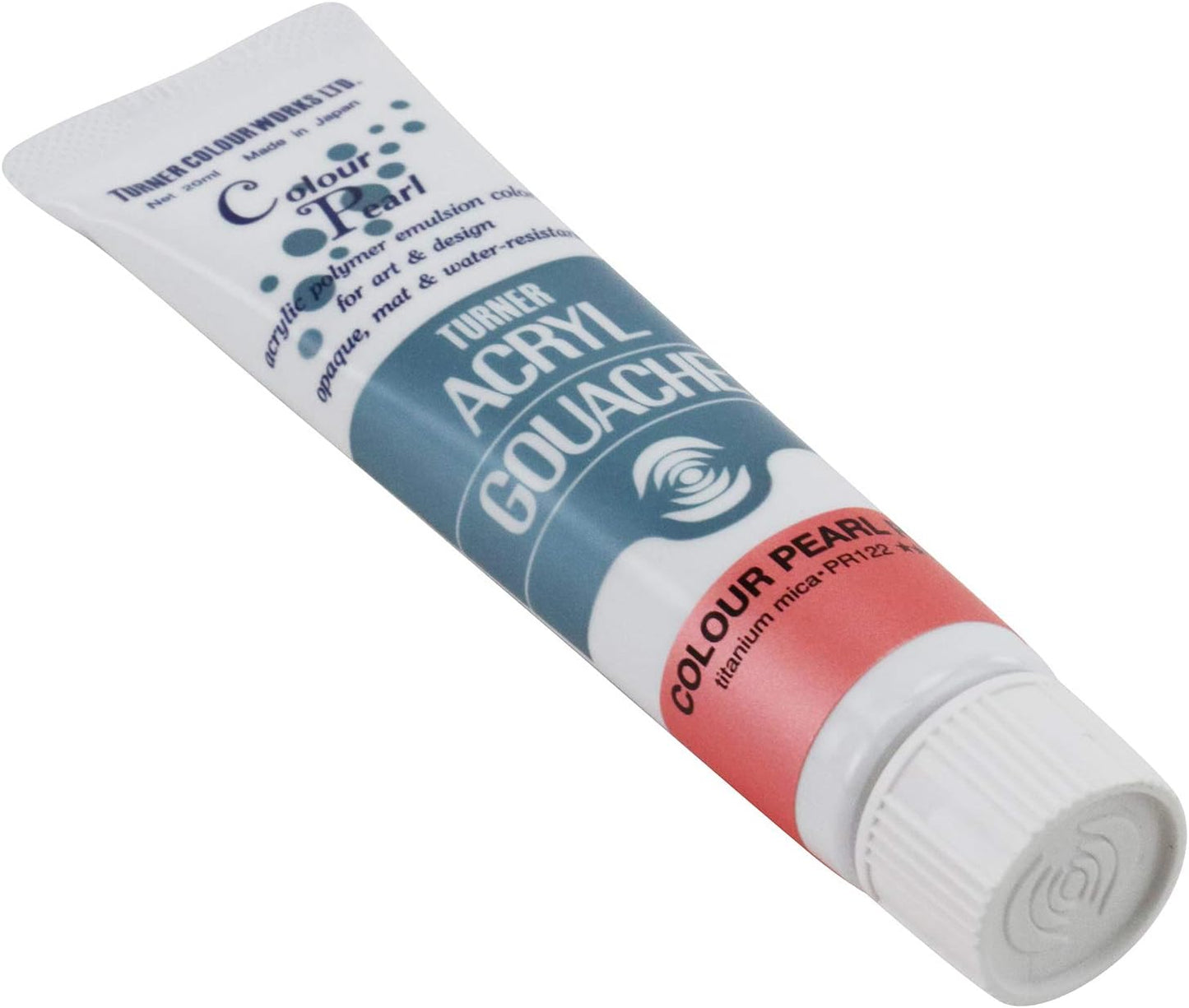 Turner Colour Works Acryl Gouache Artist Acrylic Paint - Single 20 ml Tube - Pearlescent Pink