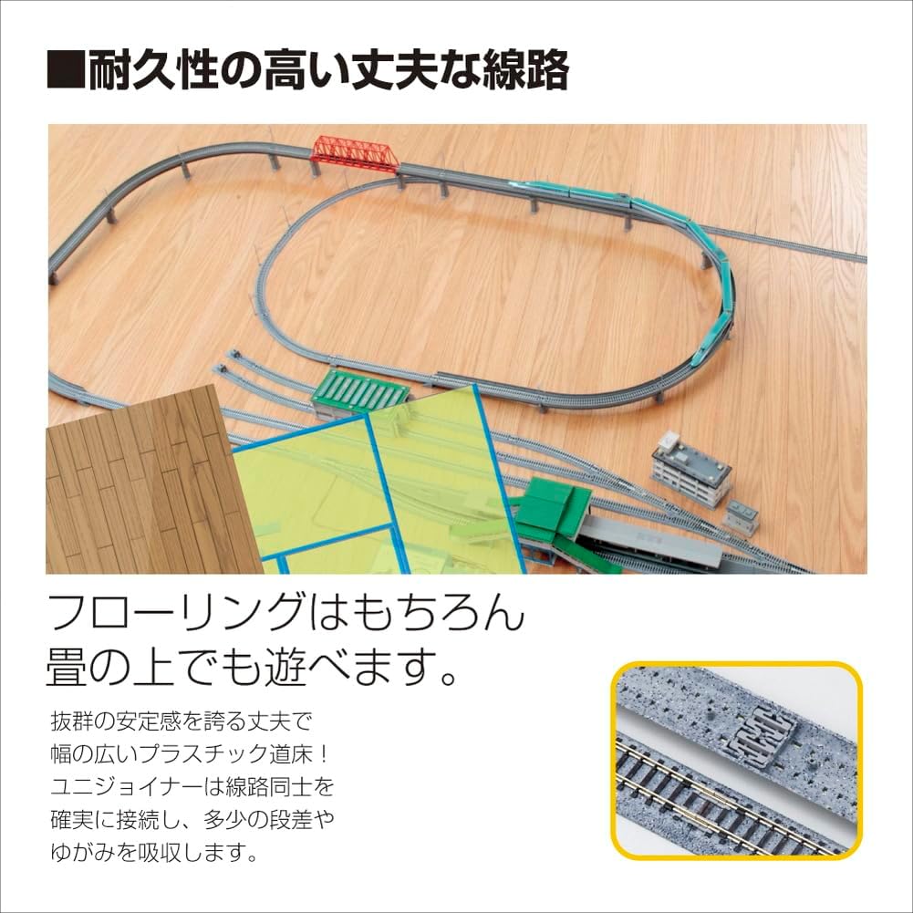 Kato USA Model Train Products Unitrack, 315mm (12 3/8") Radius 45-Degree Curve Track (4-Piece)
