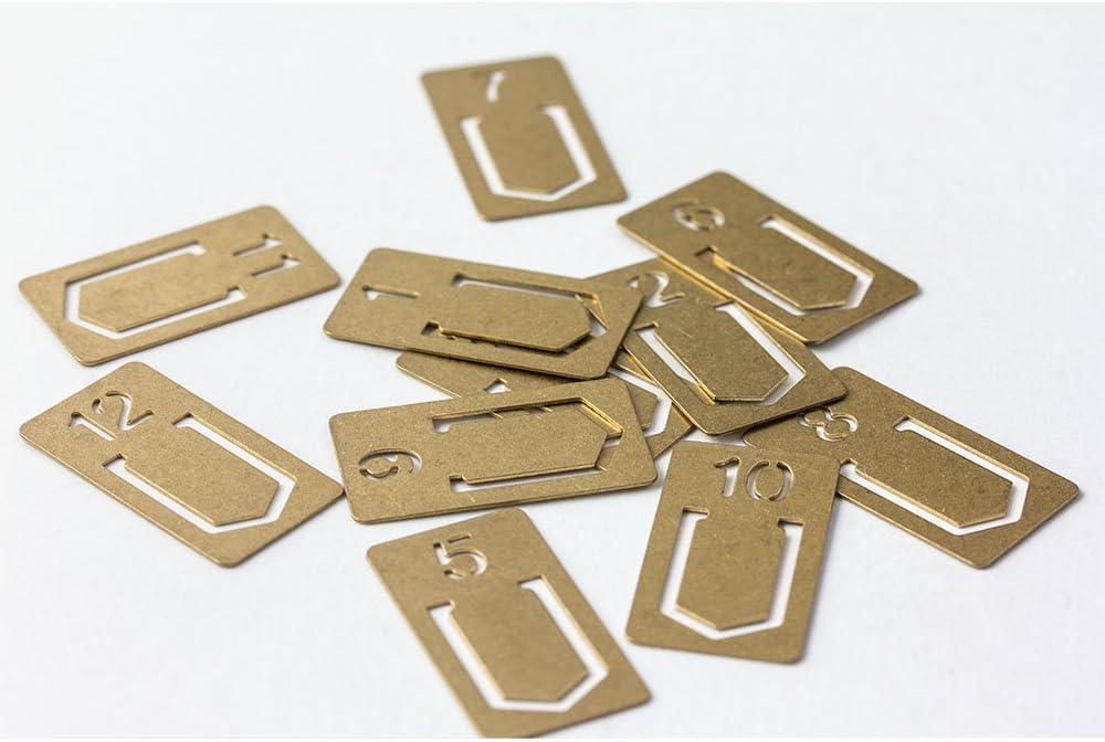 Midori Brass Clip Number (43080006)