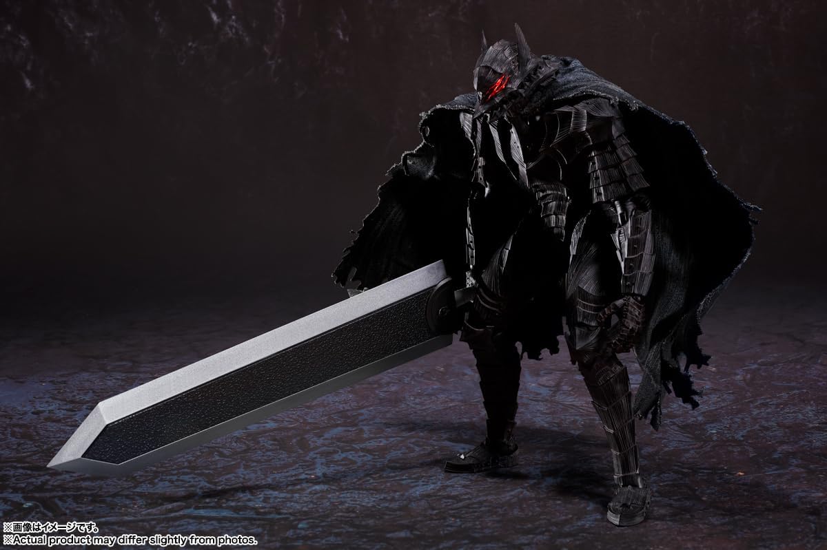 TAMASHII NATIONS - Berserk - Guts (Berserker Armor) -Heat of Passion-, Bandai Spirits S.H.Figuarts Action Figure