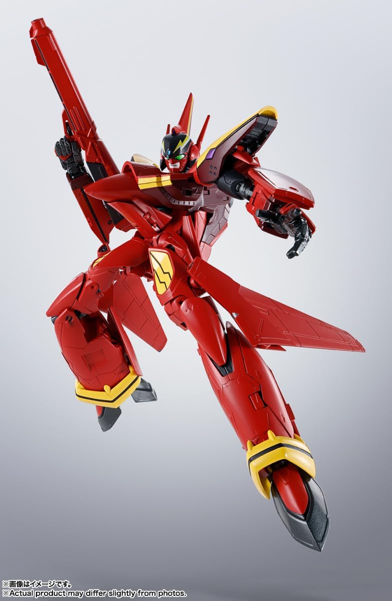 TAMASHII NATIONS - Macross 7 - VF-19 Custom Fire Valkyrie, Bandai Spirits Hi-Metal R Figure