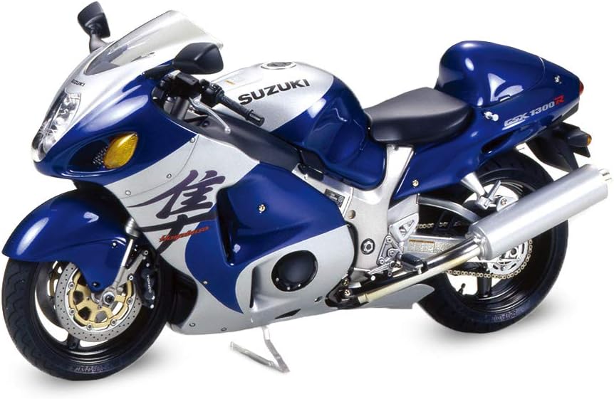 Tamiya Suzuki GSX1300R Hayabusa Street 98 Model Motorcycle, 300014090, 1:12 Scale, Blau